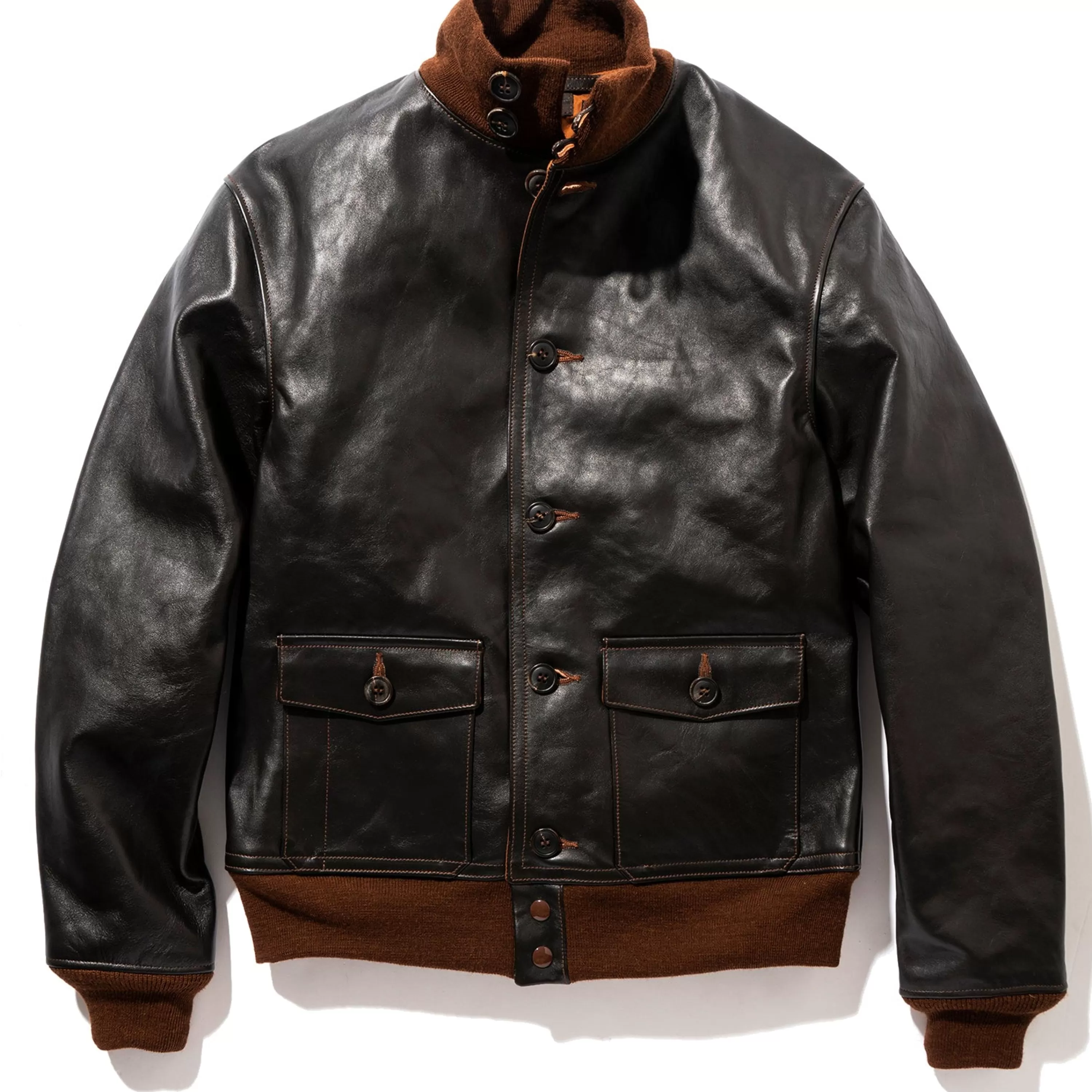 The Real McCoy's Type A-1 Real Mccoy Mfg. Co. Seal Brown Best