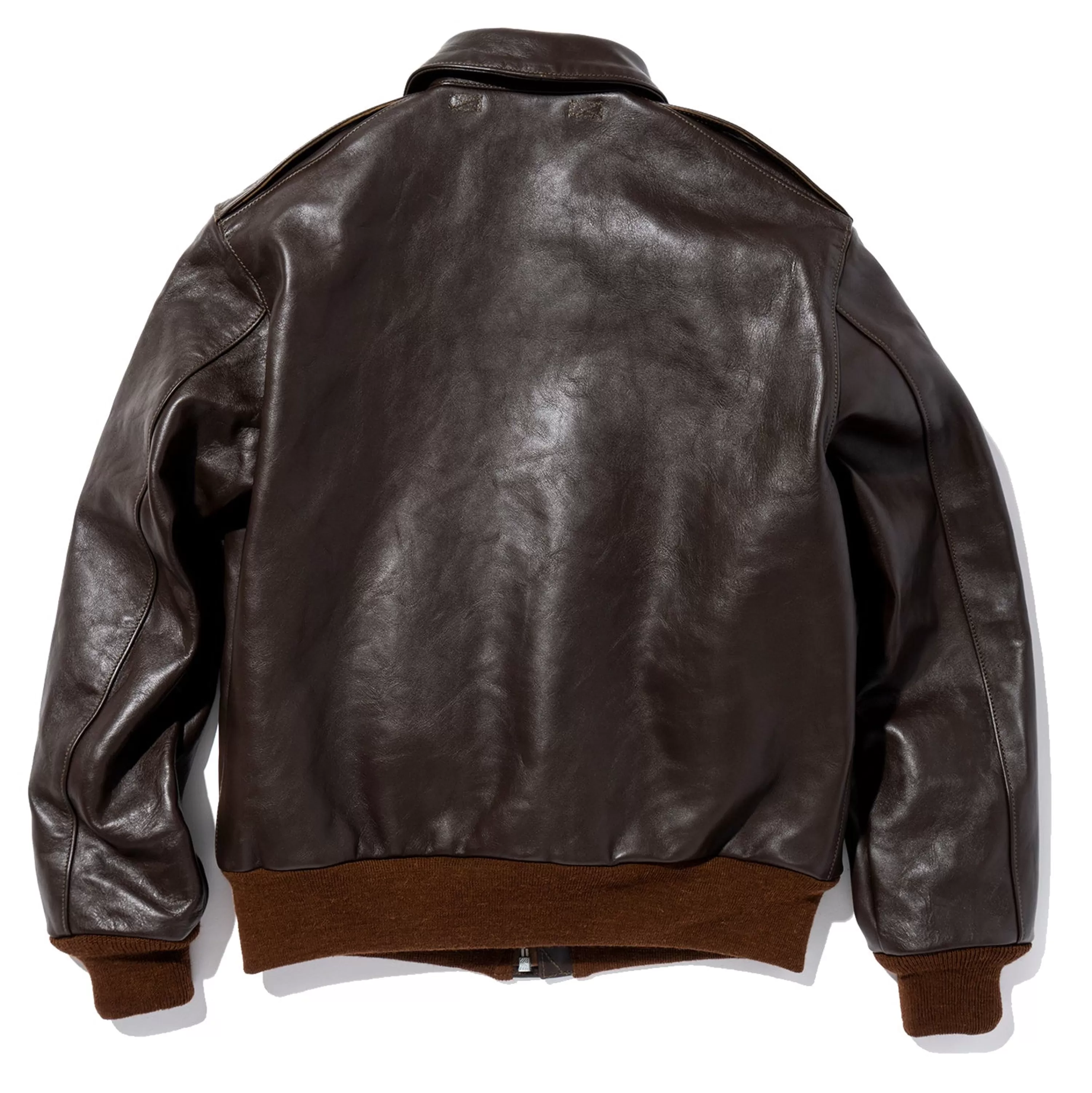 The Real McCoy's Type A-2 Rough Wear Clothing Co. 051 Seal Brown Cheap