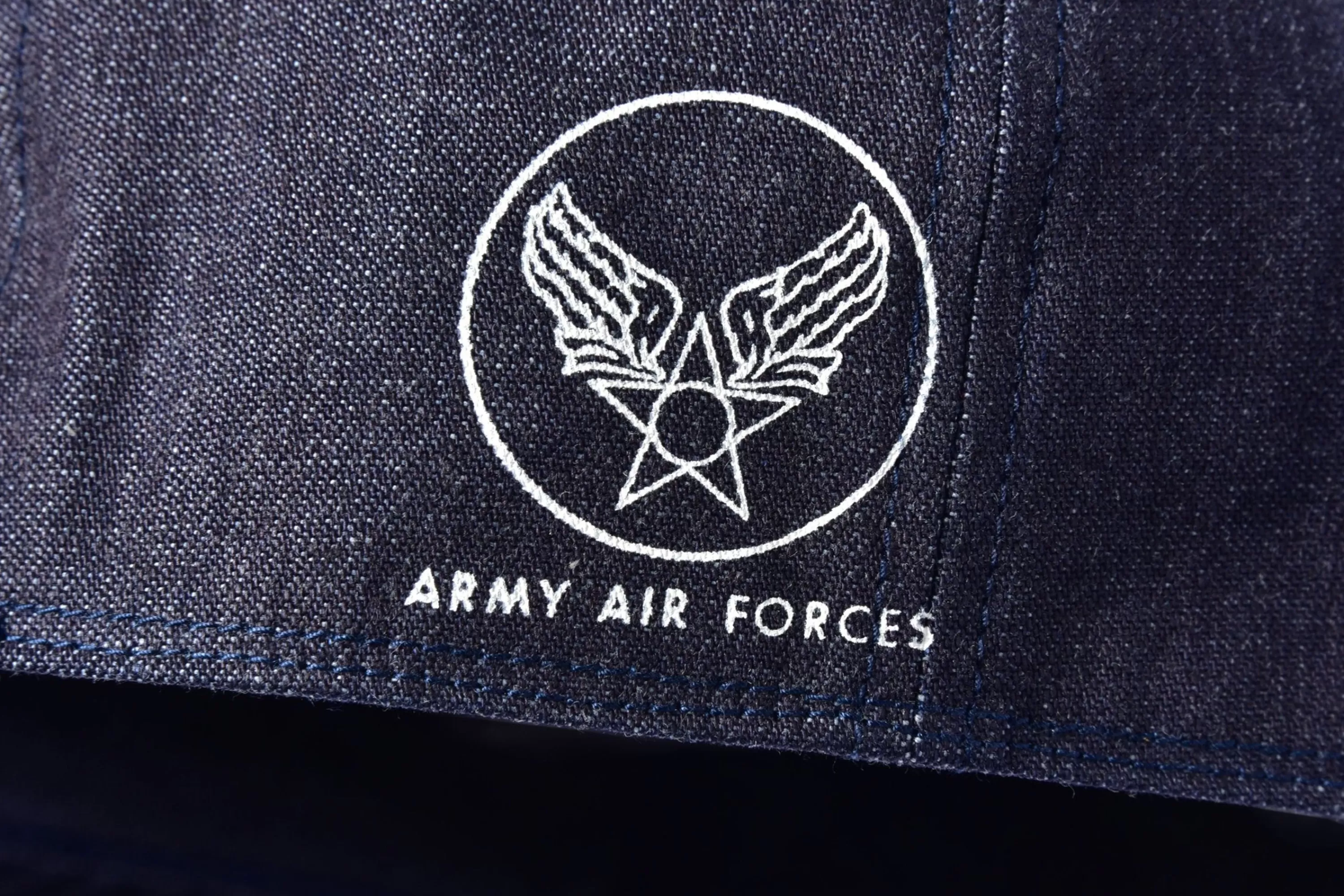 The Real McCoy's Type A-3 Cap / Decal 141 Navy Cheap