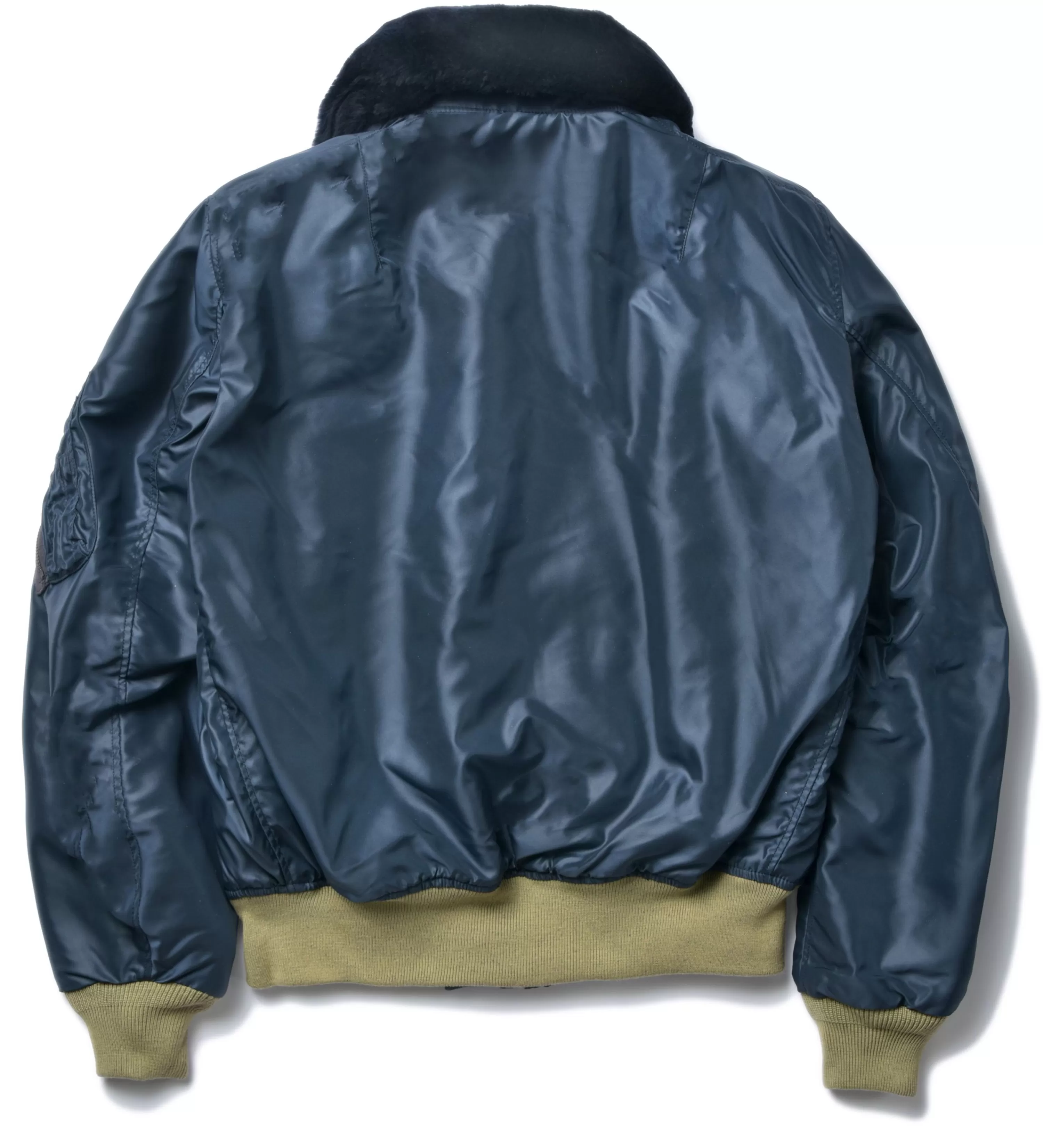 The Real McCoy's Type B-15C Real Mccoy Mfg. Co. / Green Ribbing 140 Navy Online