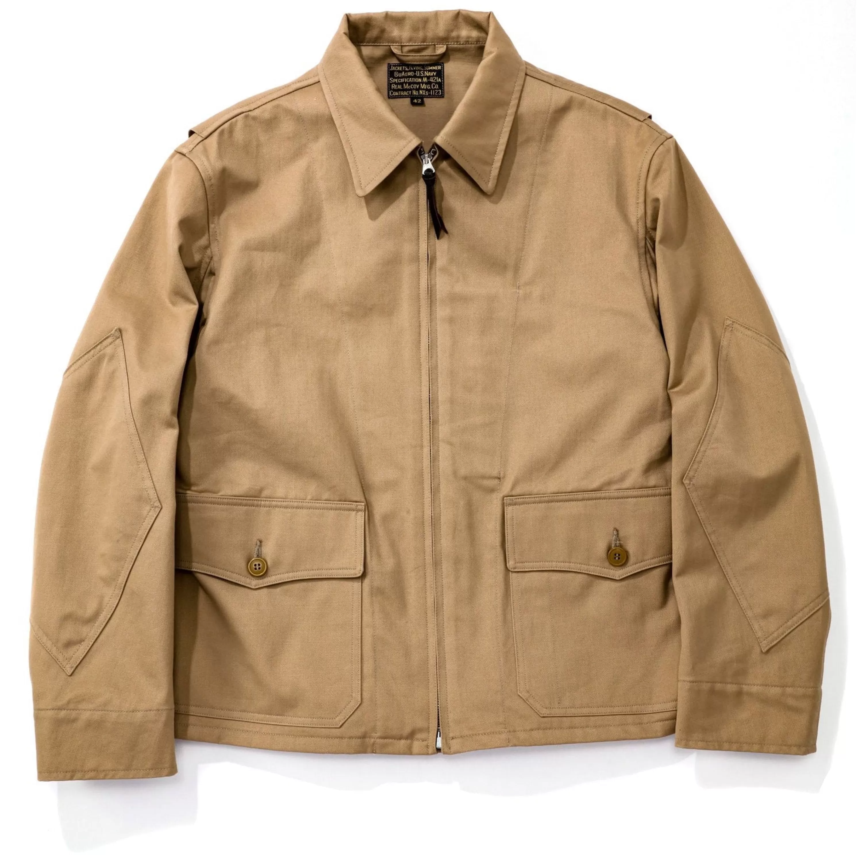 The Real McCoy's Type M-421A Real Mccoy Mfg. Co. Tan Shop