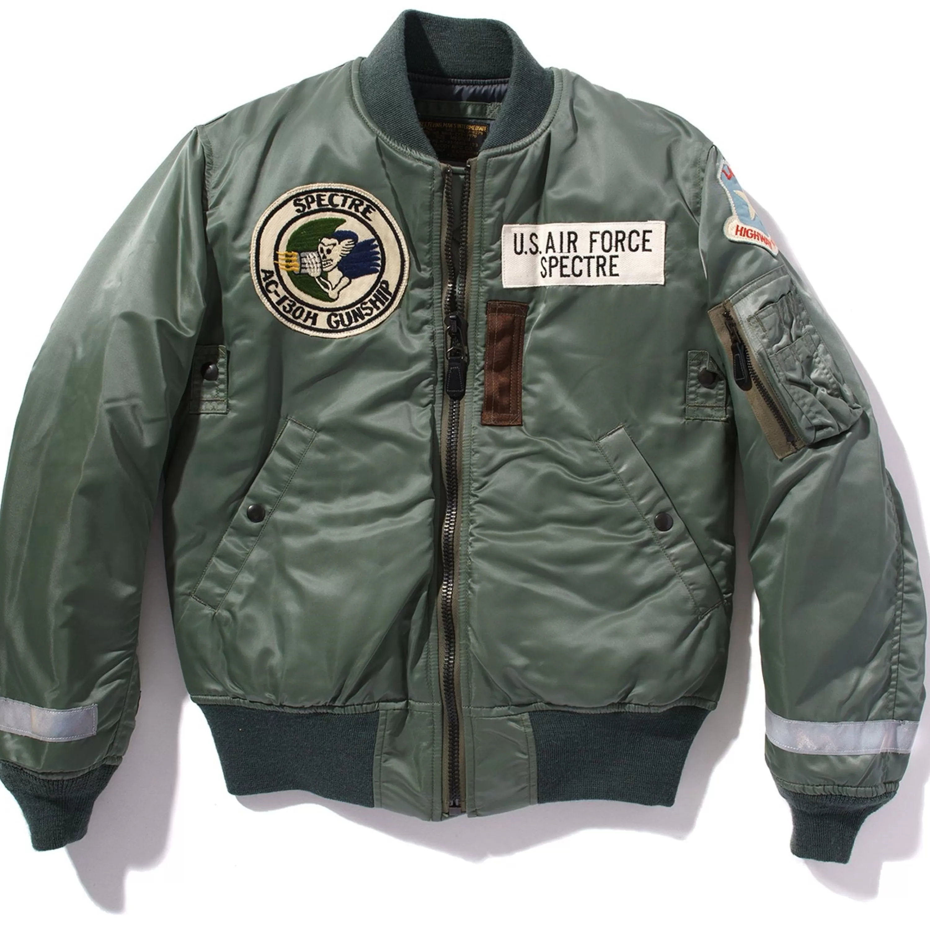 The Real McCoy's Type Ma-1 / Laosian Highway Patrol Olive Cheap