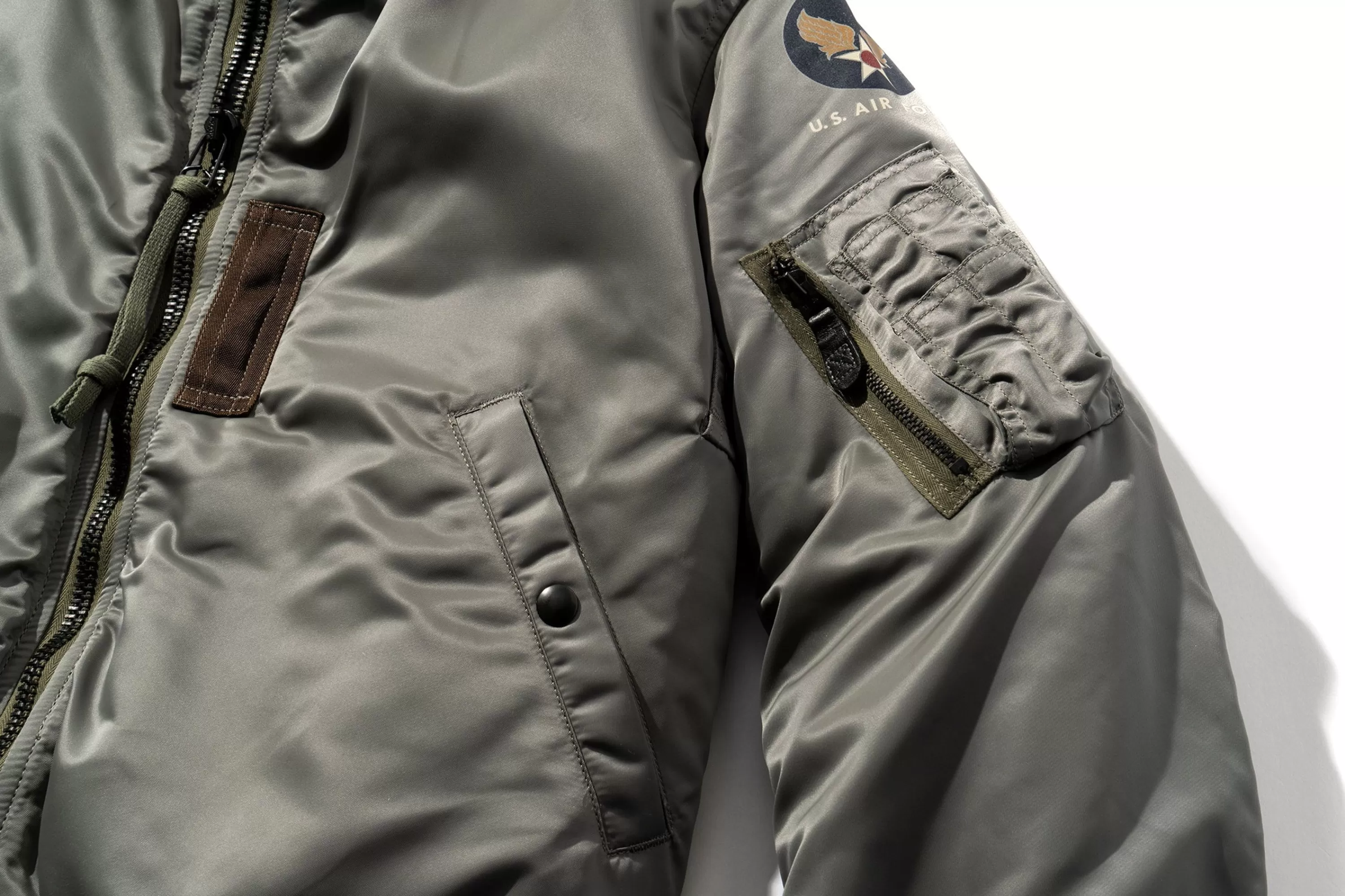 The Real McCoy's Type Ma-1 Lion Uniform Inc. (Decal) Grey Clearance