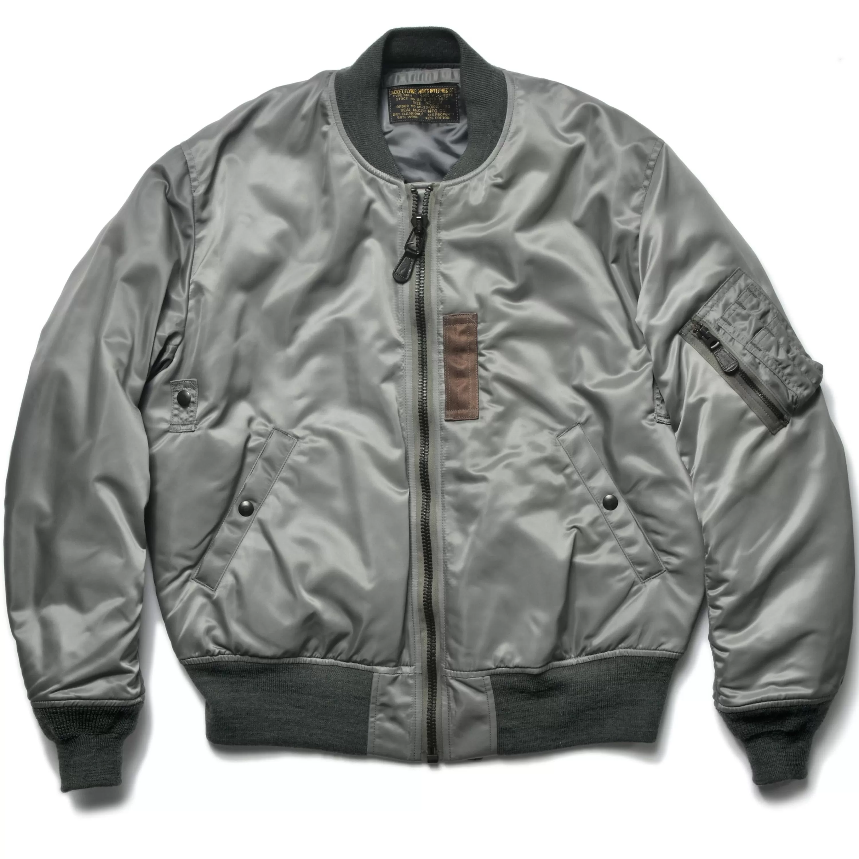 The Real McCoy's Type Ma-1 Real Mccoy Mfg. Co. 027 Silver Gray Cheap