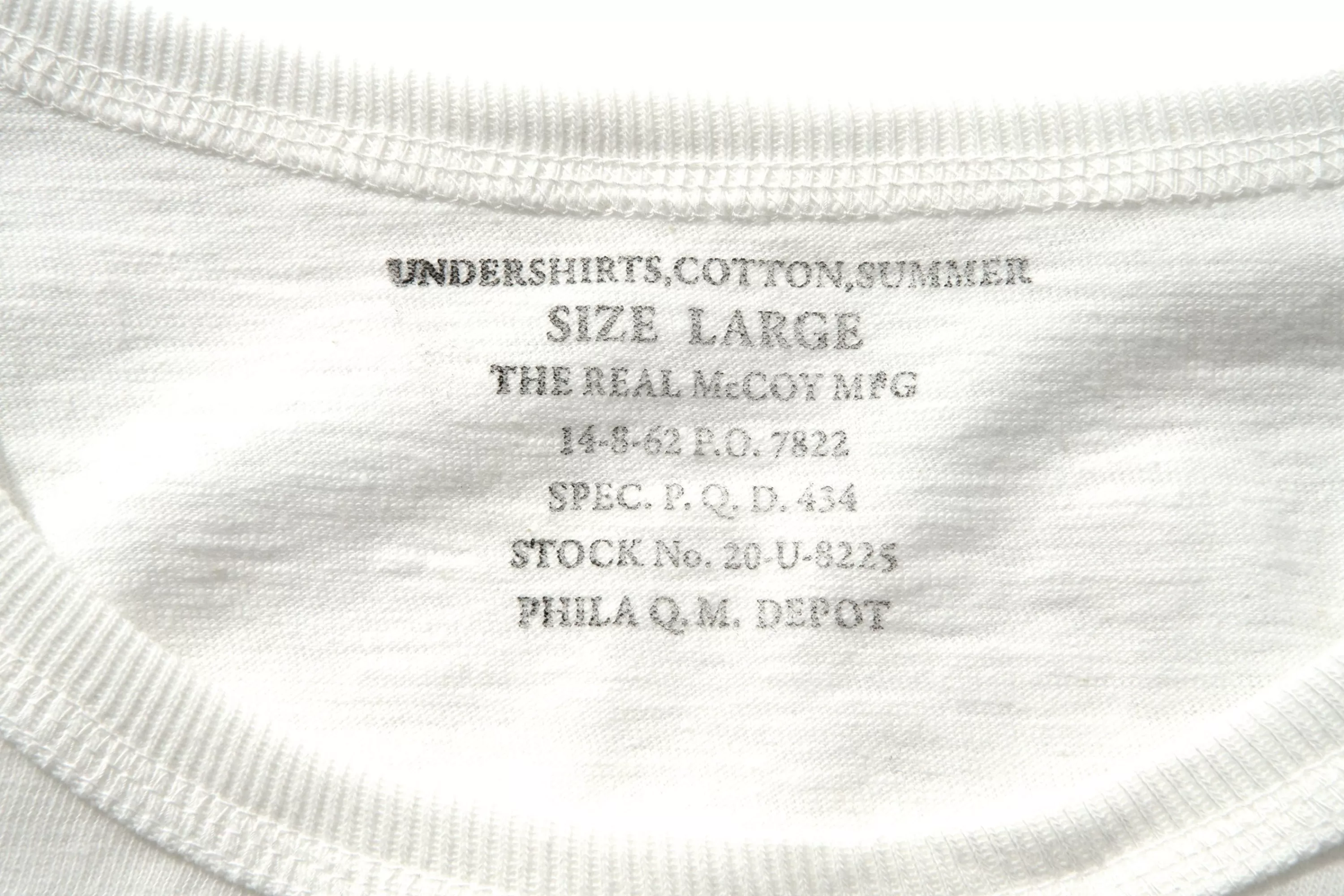 Joe McCoy Undershirts, Cotton, Summer 010 White Flash Sale