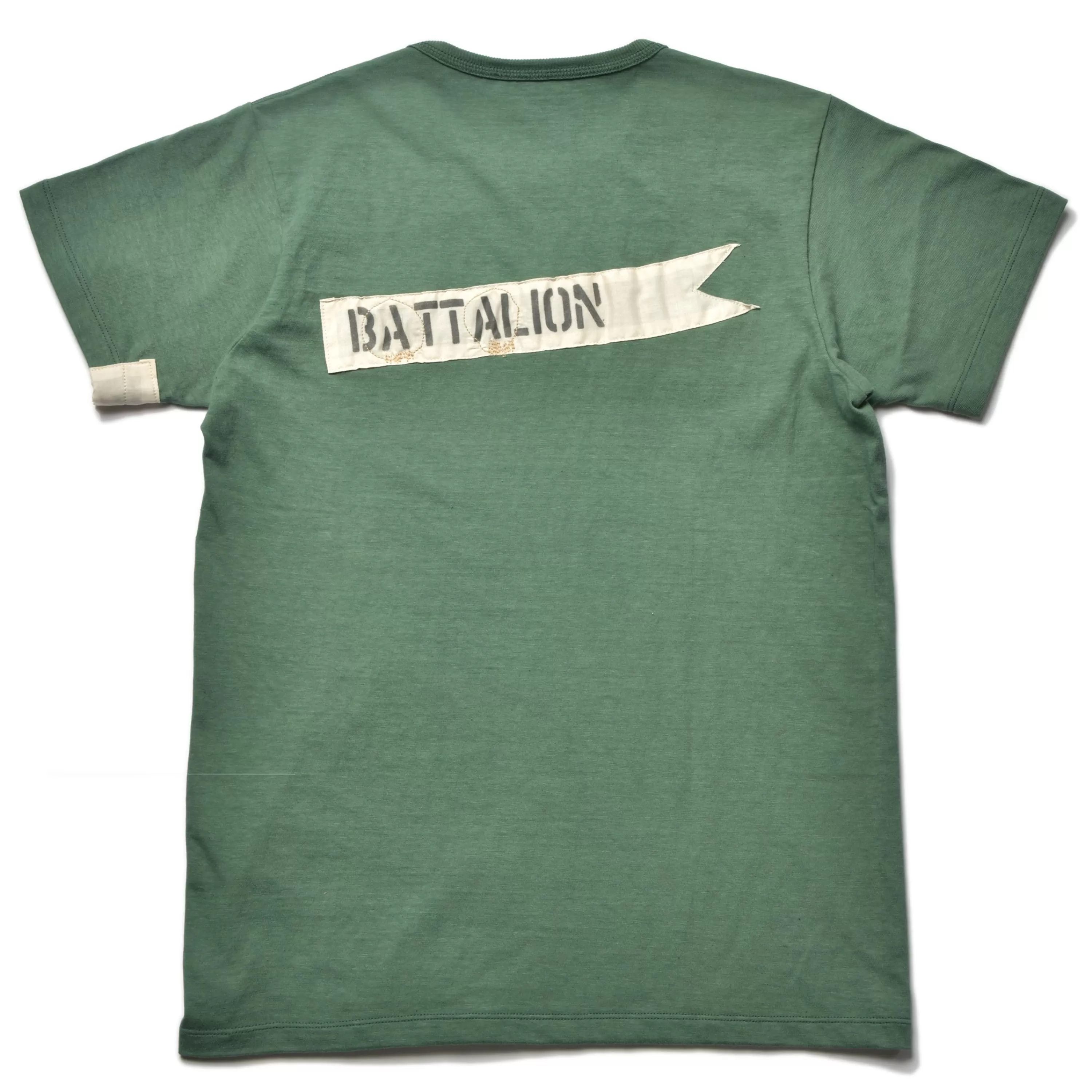 The Real McCoy's Undershirts, Cotton, Summer / Combat Battalion 160 Green Fashion