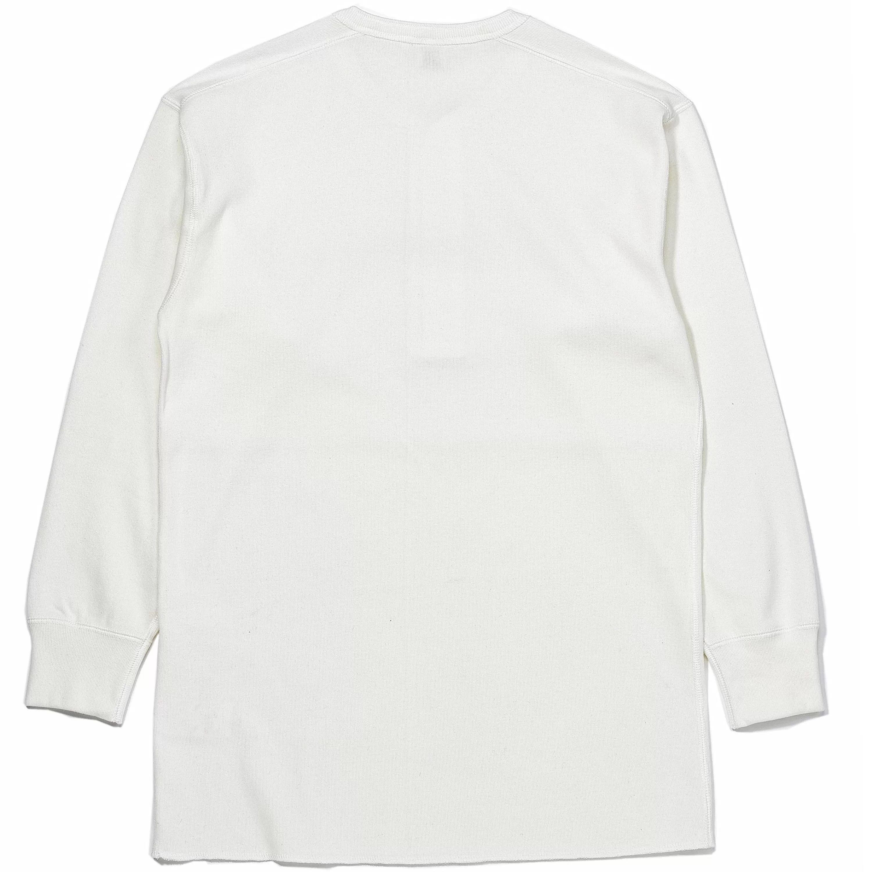Joe McCoy Union Henley Undershirt L/S White Best