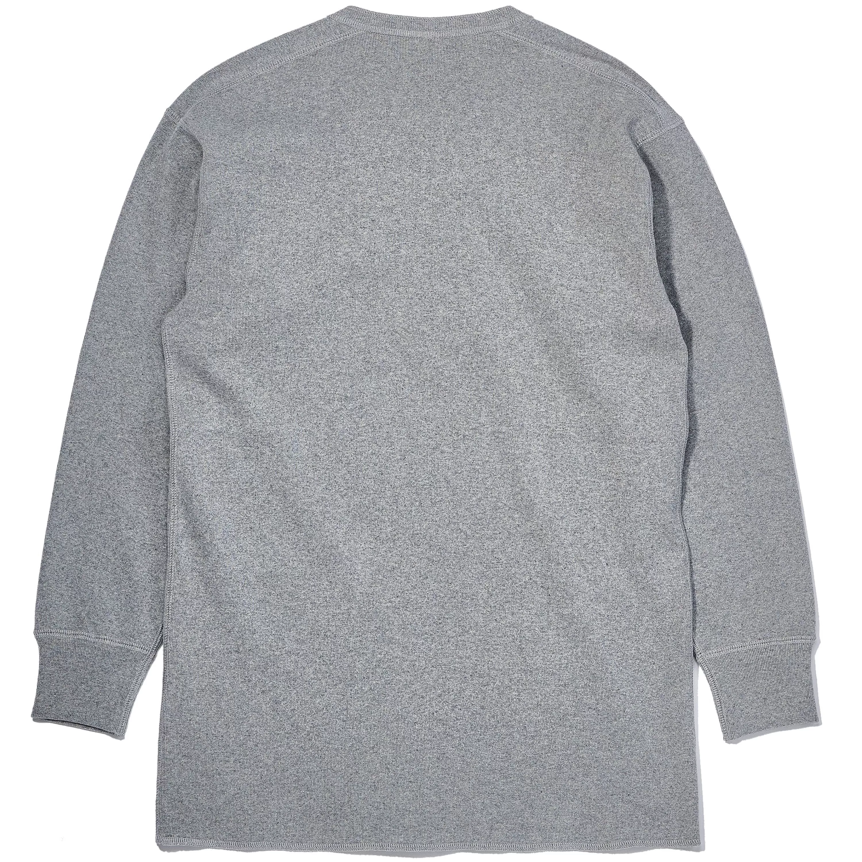 Joe McCoy Union Henley Undershirt L/S Medium Gray Hot