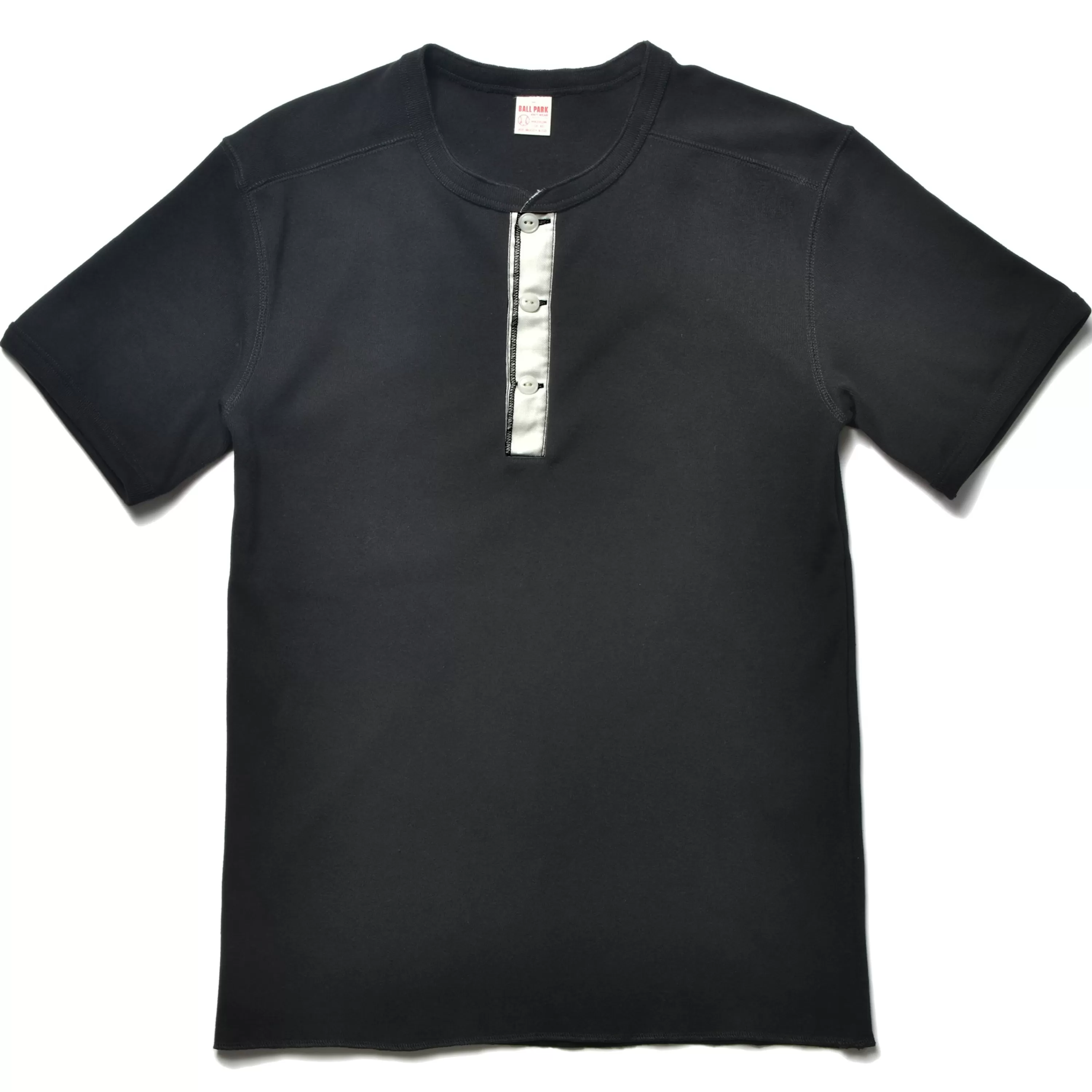 Joe McCoy Union Henley Undershirt S/S 030 Black Best Sale