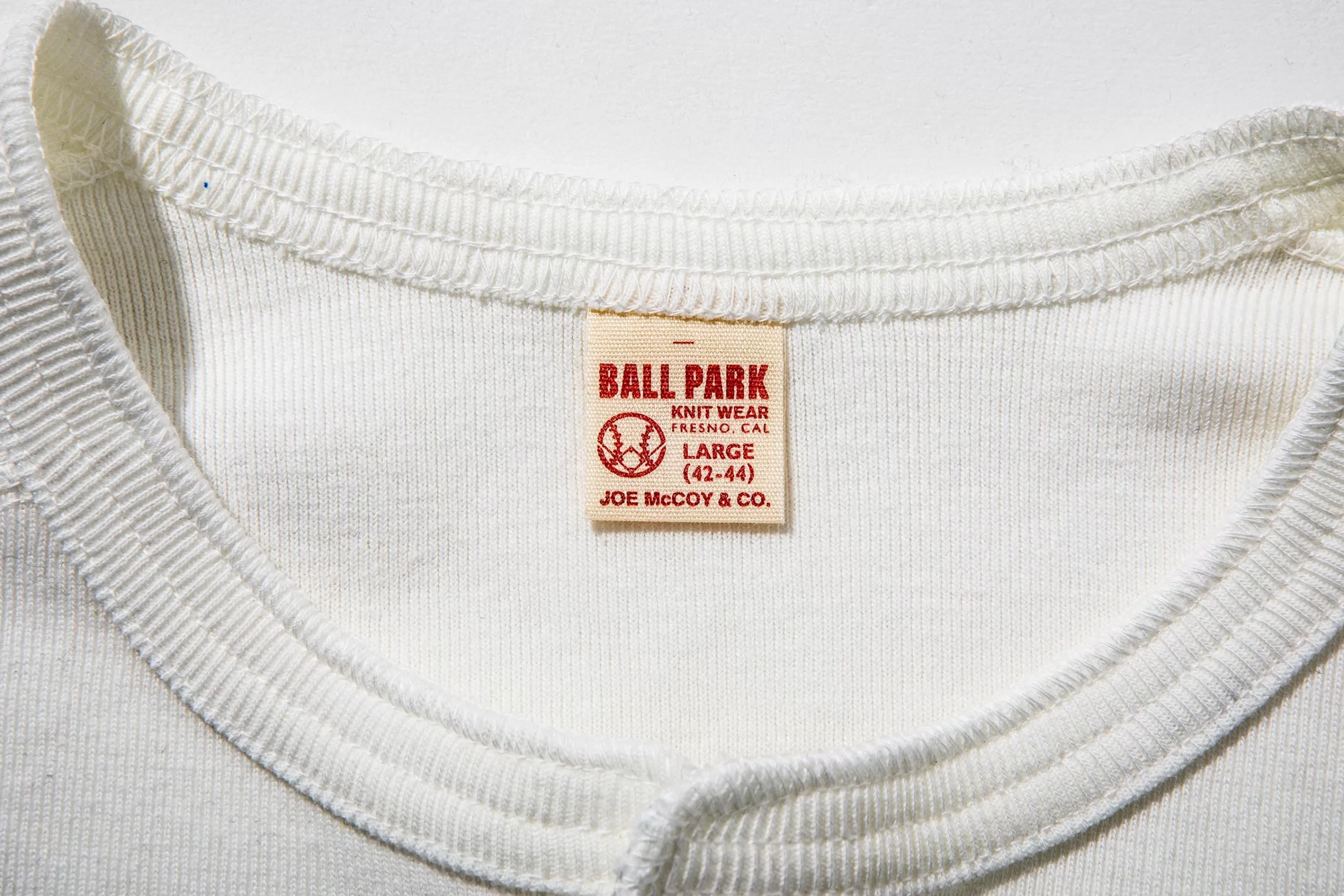 Joe McCoy Union Shirt Long Sleeve White Hot
