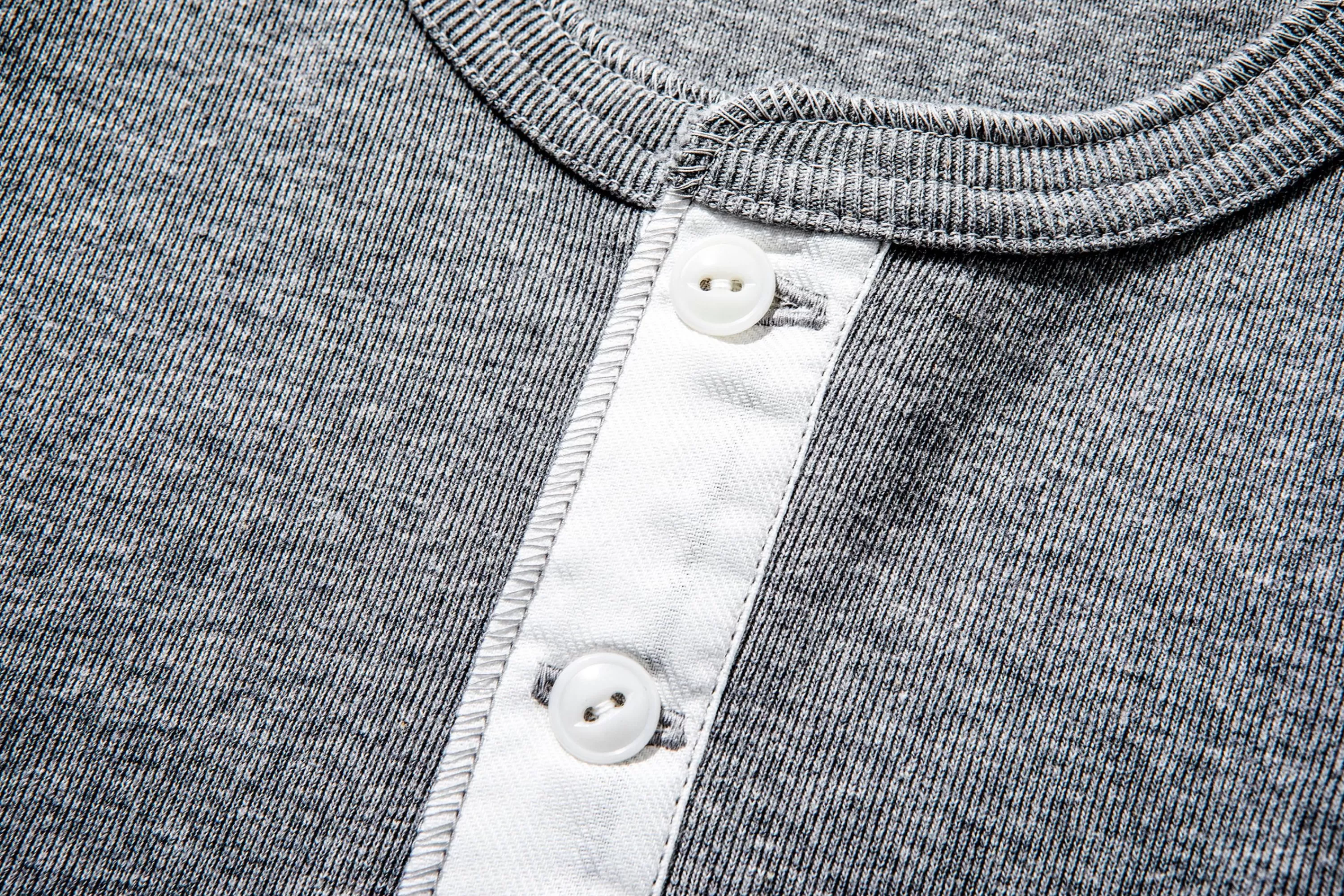Joe McCoy Union Shirt Long Sleeve Grey Discount