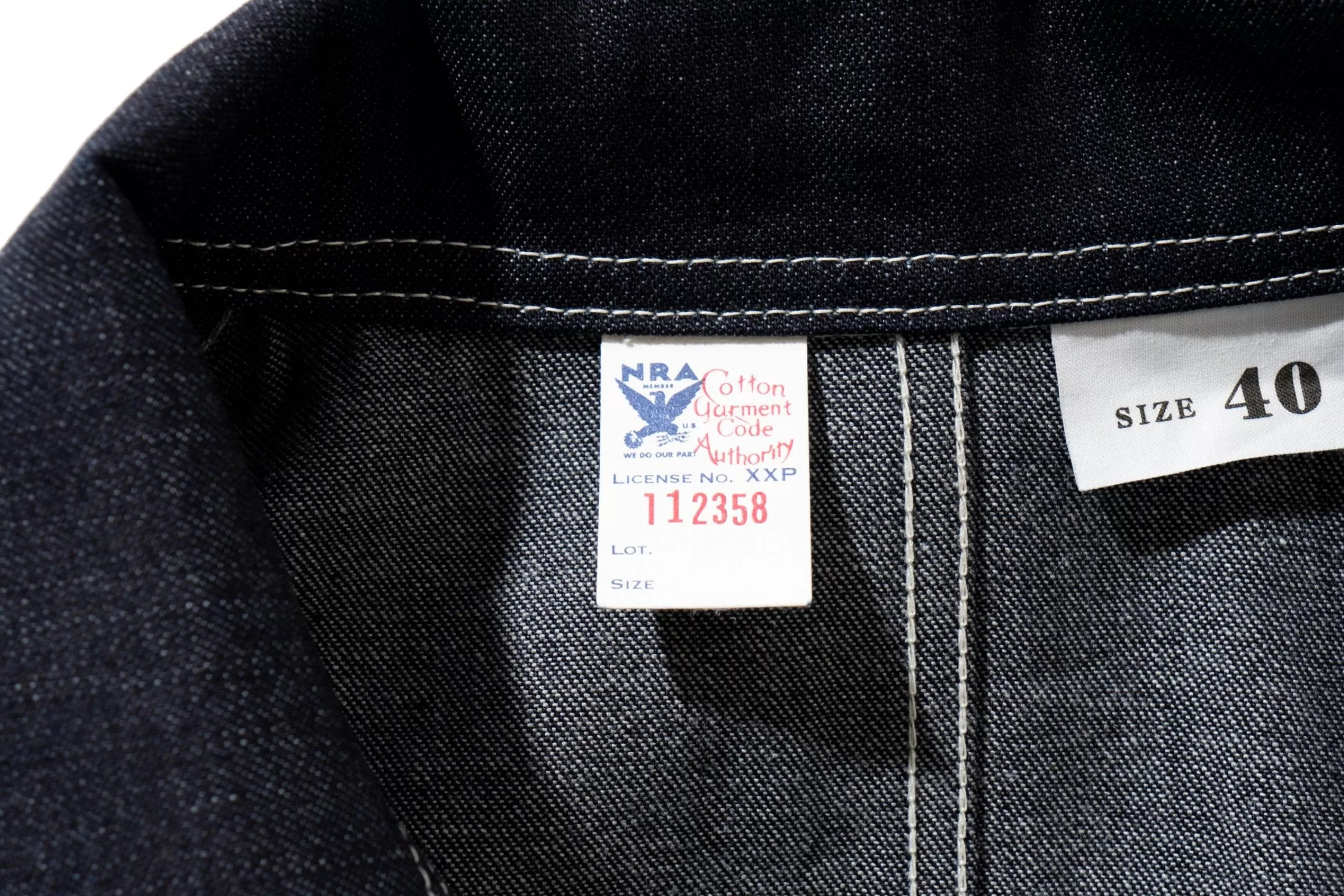 The Real McCoy's U.S. Army Denim Utility Overall Indigo Fashion