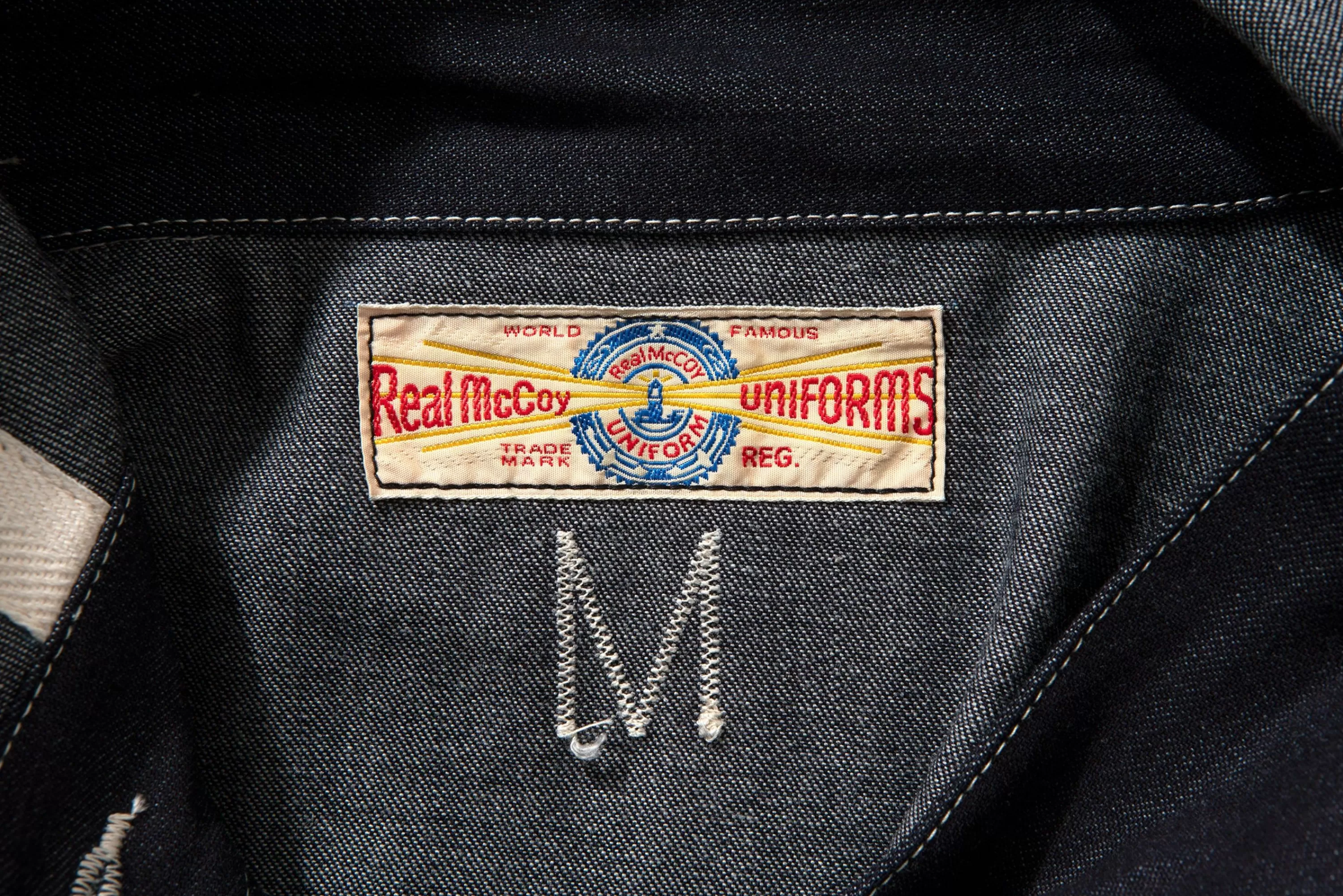 The Real McCoy's U.S. Navy Denim Parka Indigo Flash Sale