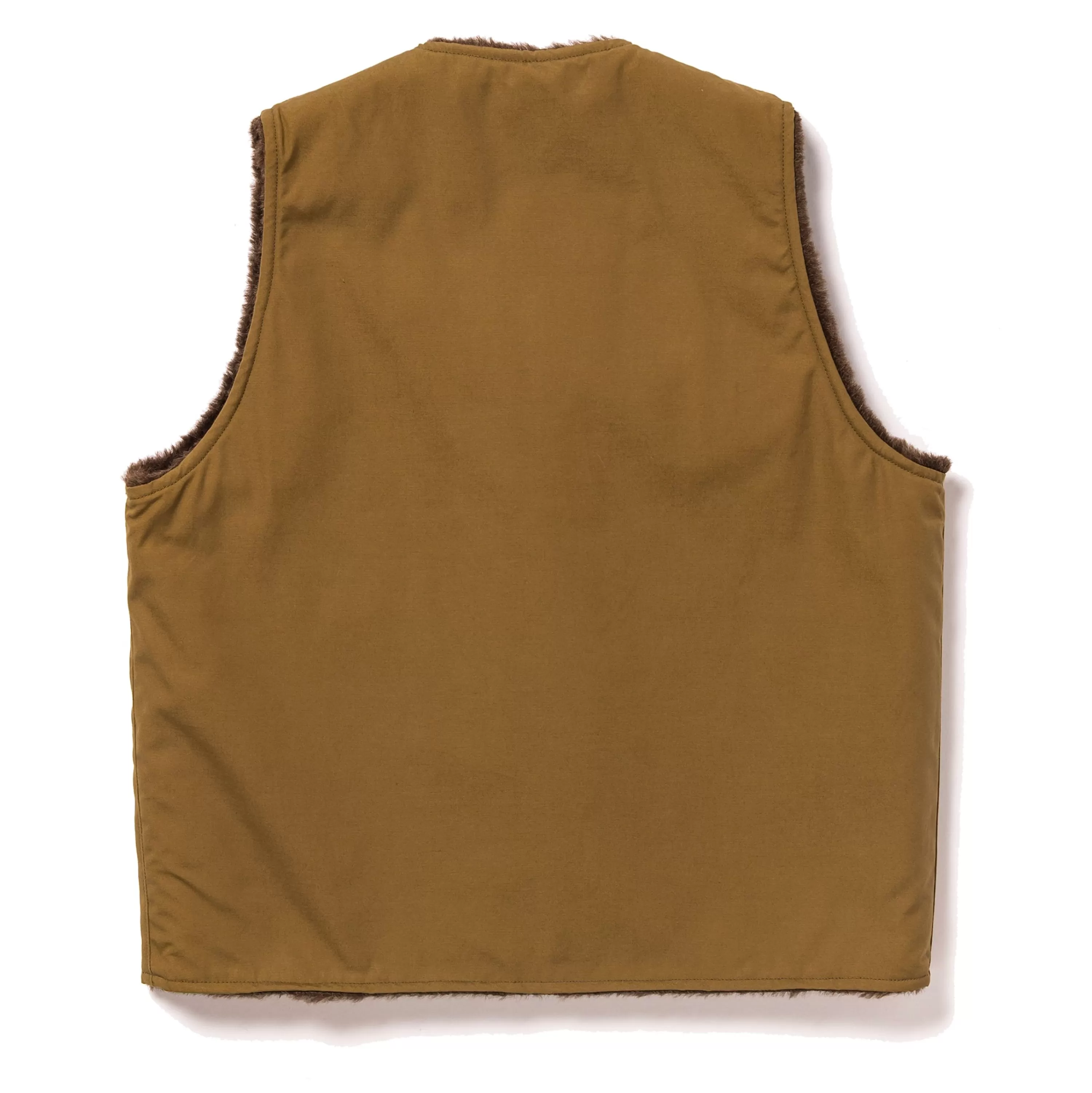 The Real McCoy's Usn Alpaca Vest Khaki Shop