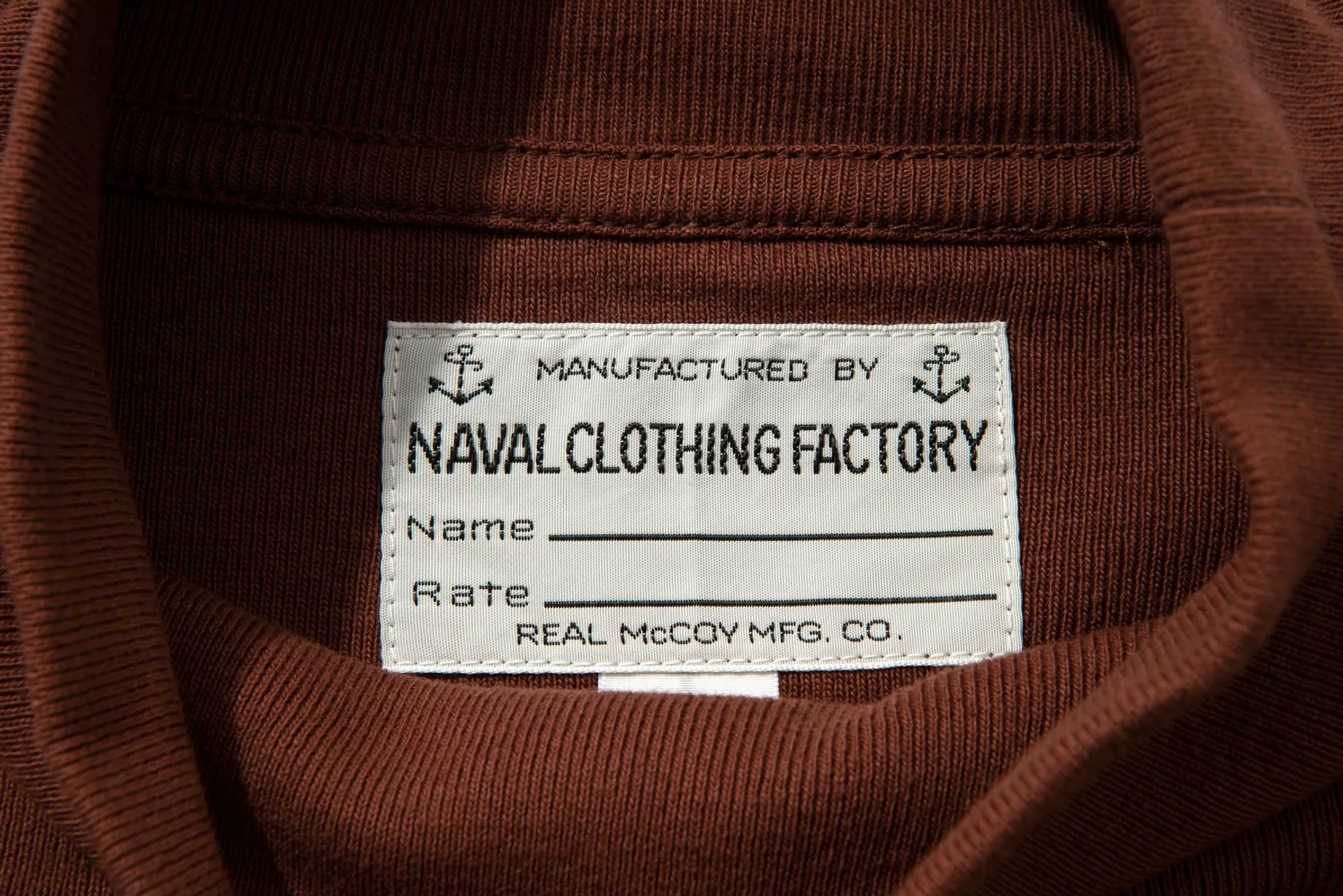 The Real McCoy's U.S.N. Flight Deck Jersey Brown Hot