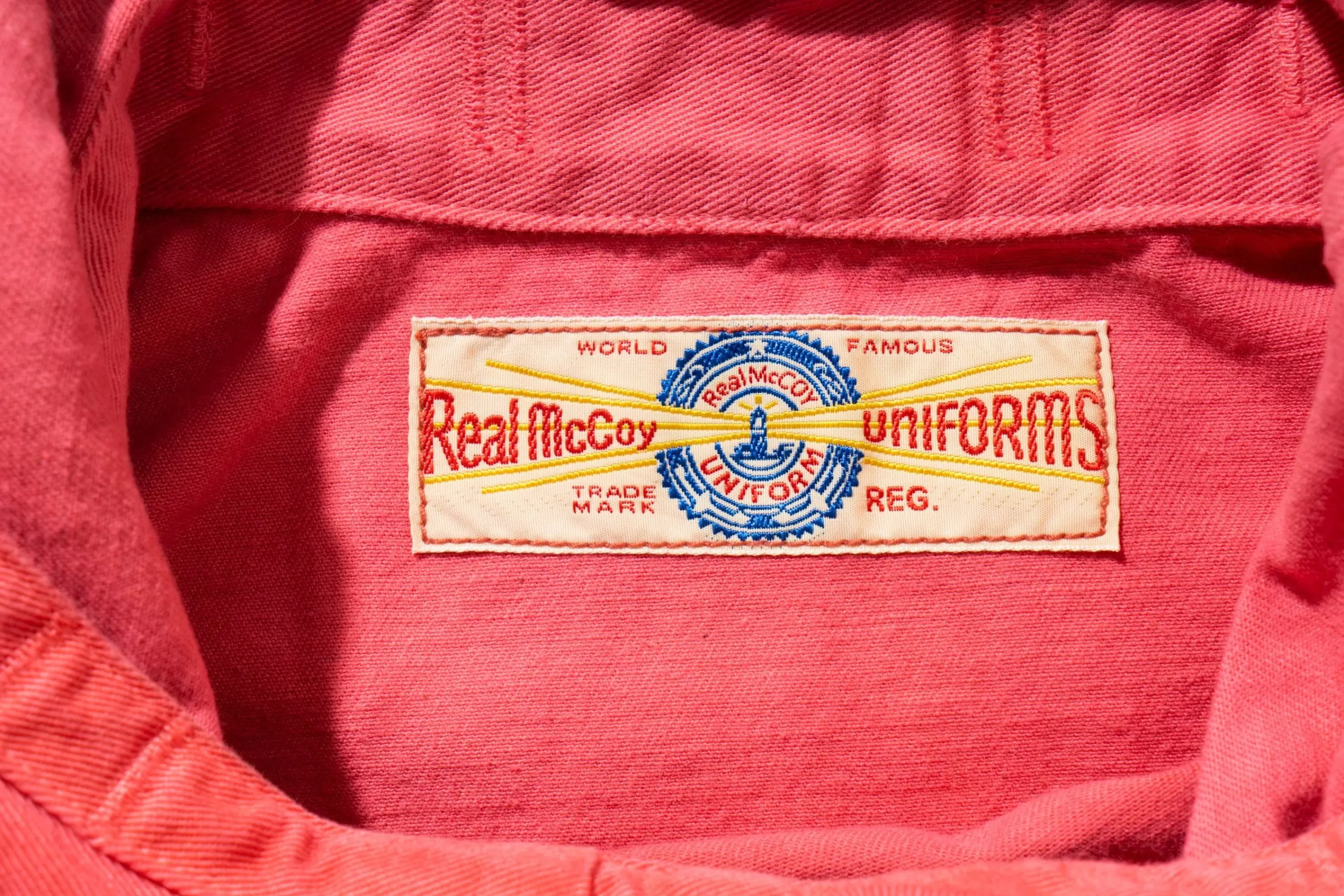 The Real McCoy's Usn Salvage Smock Parka (Over-Dyed) Red Flash Sale