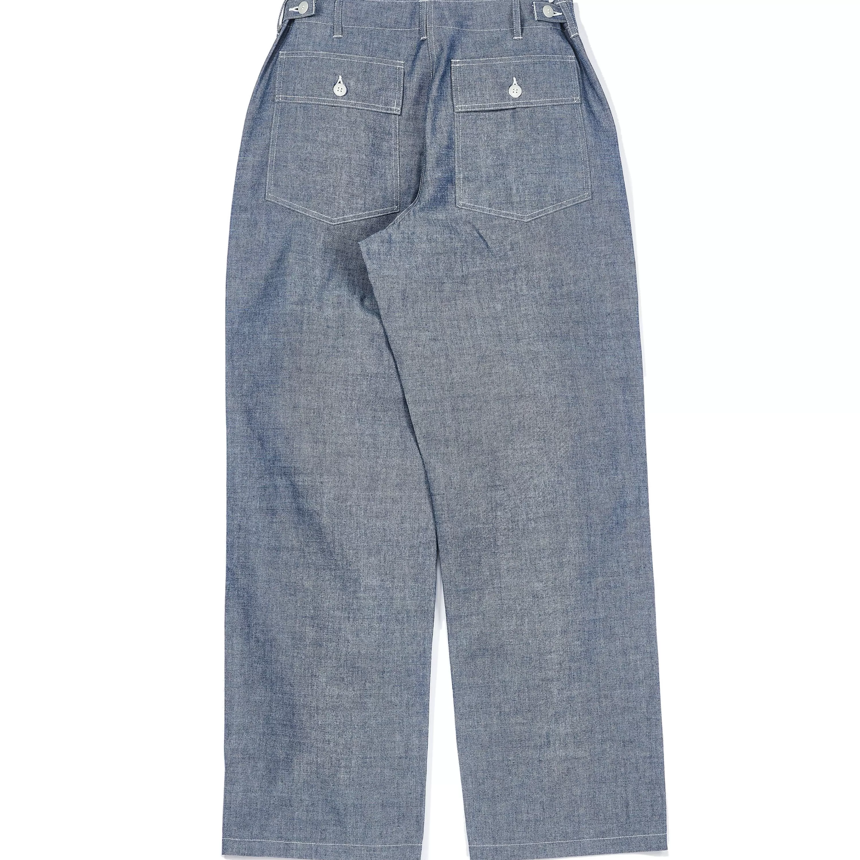 Joe McCoy Utility Trousers / Chambray 123 Light Blue Hot