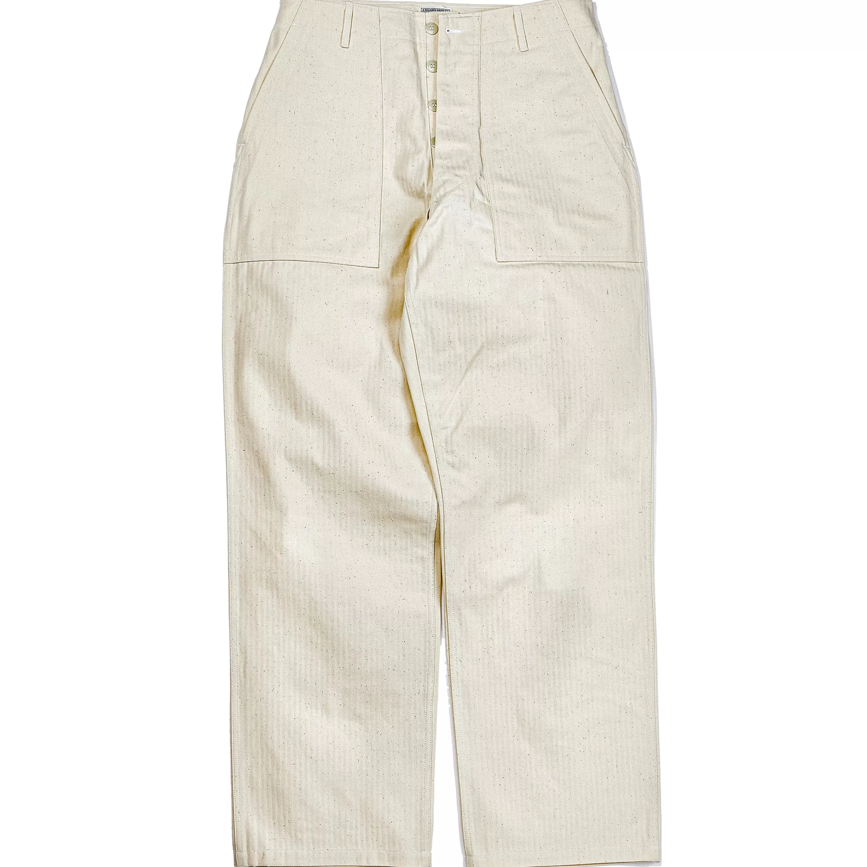 Joe McCoy Utility Trousers / White Hbt 012 Ecru Sale