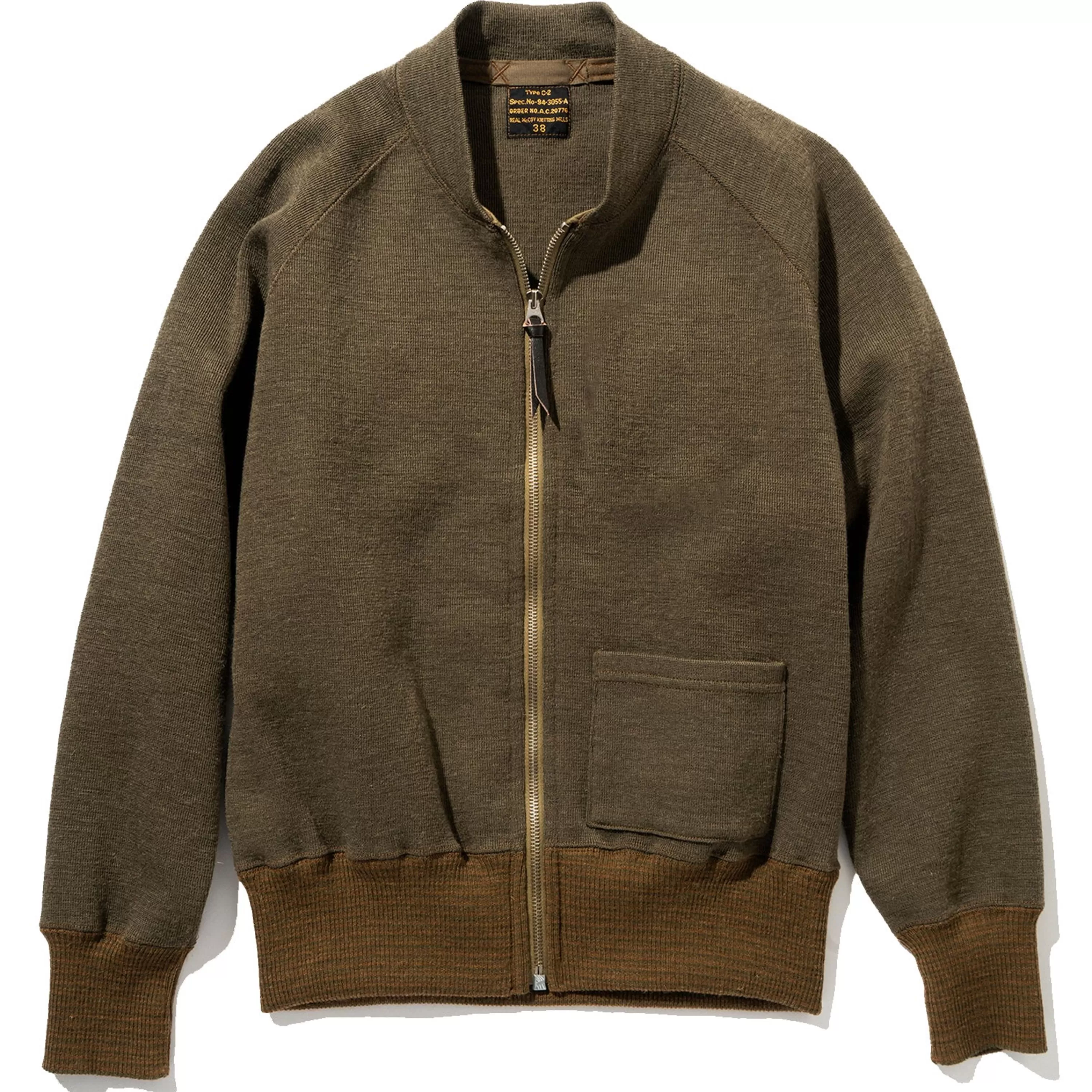 The Real McCoy's Vest,Flying Winter, Type C-2 160 Olive Store