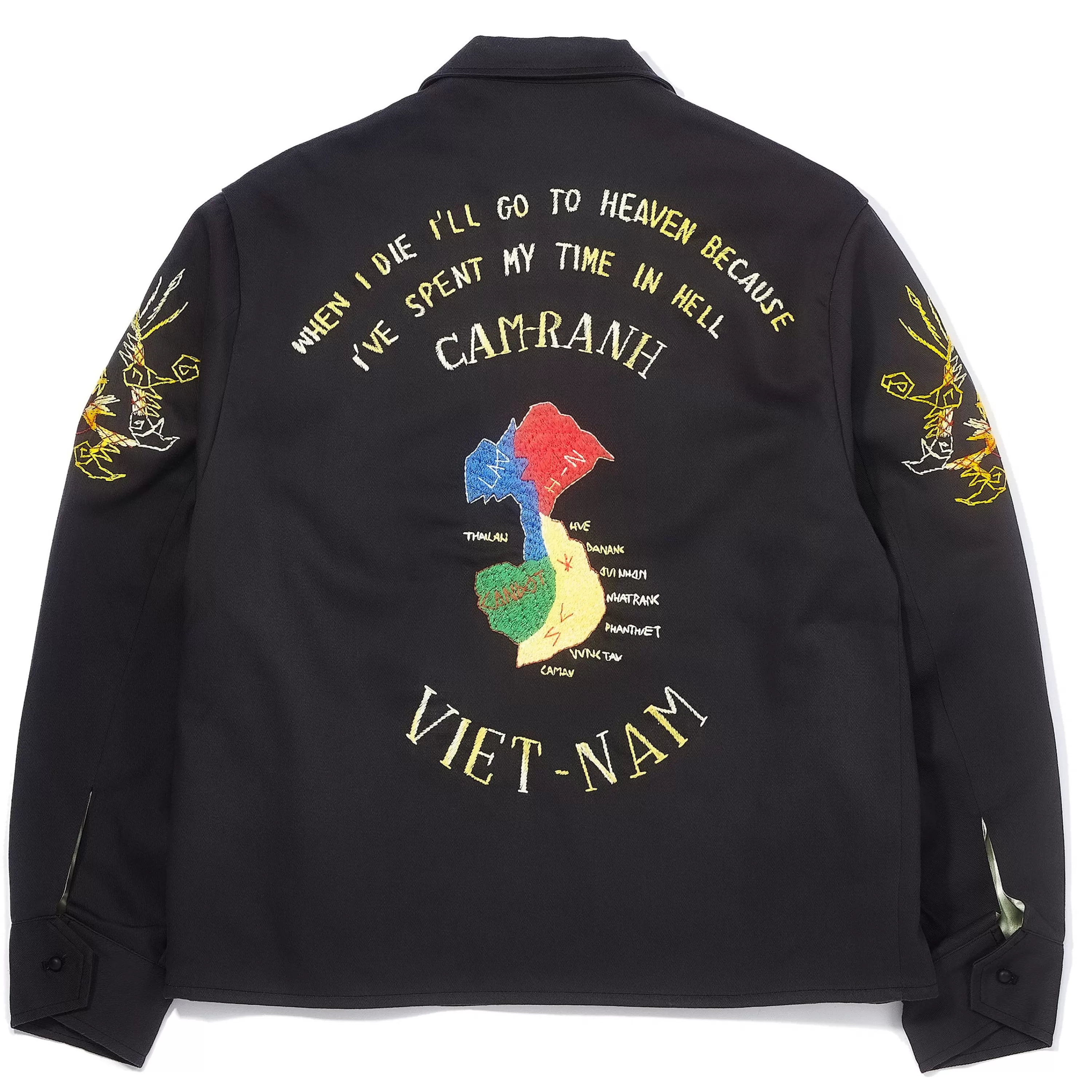 The Real McCoy's Viet-Nam Jacket / Cam-Ranh 030 Black Cheap