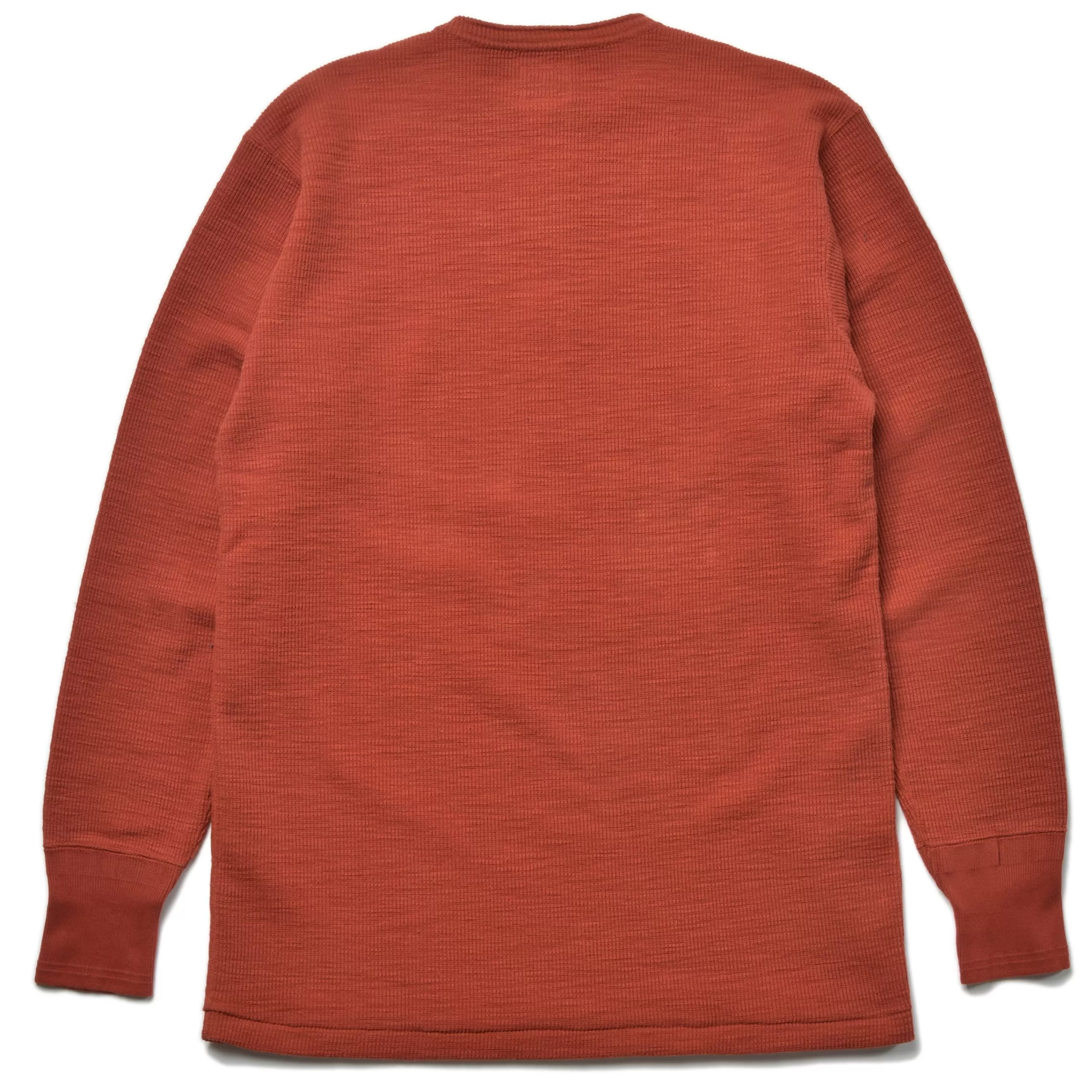 Joe McCoy Western Cardigan Stitch Henley Shirt 093 Brick Red Outlet