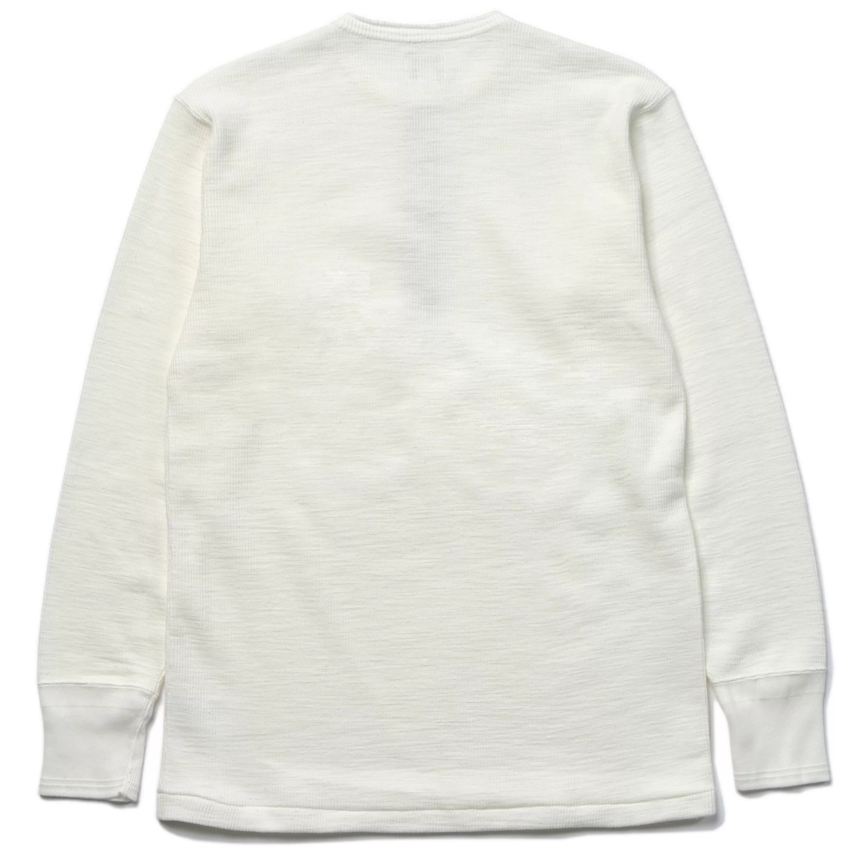 Joe McCoy Western Cardigan Stitch Henley Shirt 010 White Shop