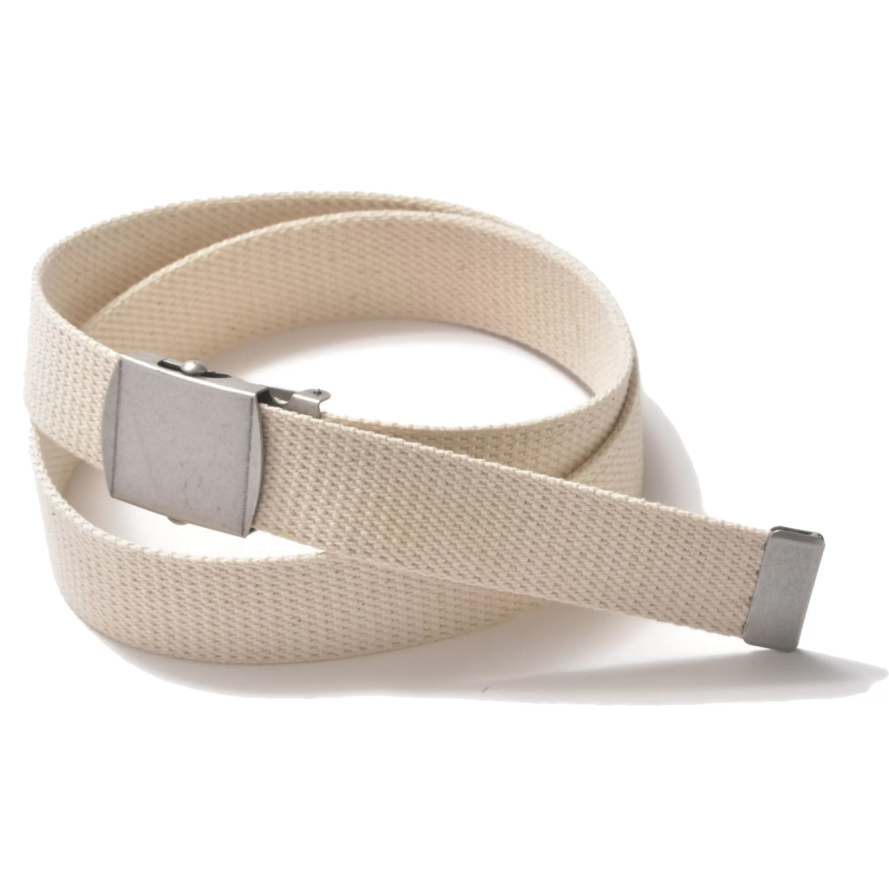 The Real McCoy's White Trouser Uniform Belt 010 White Shop