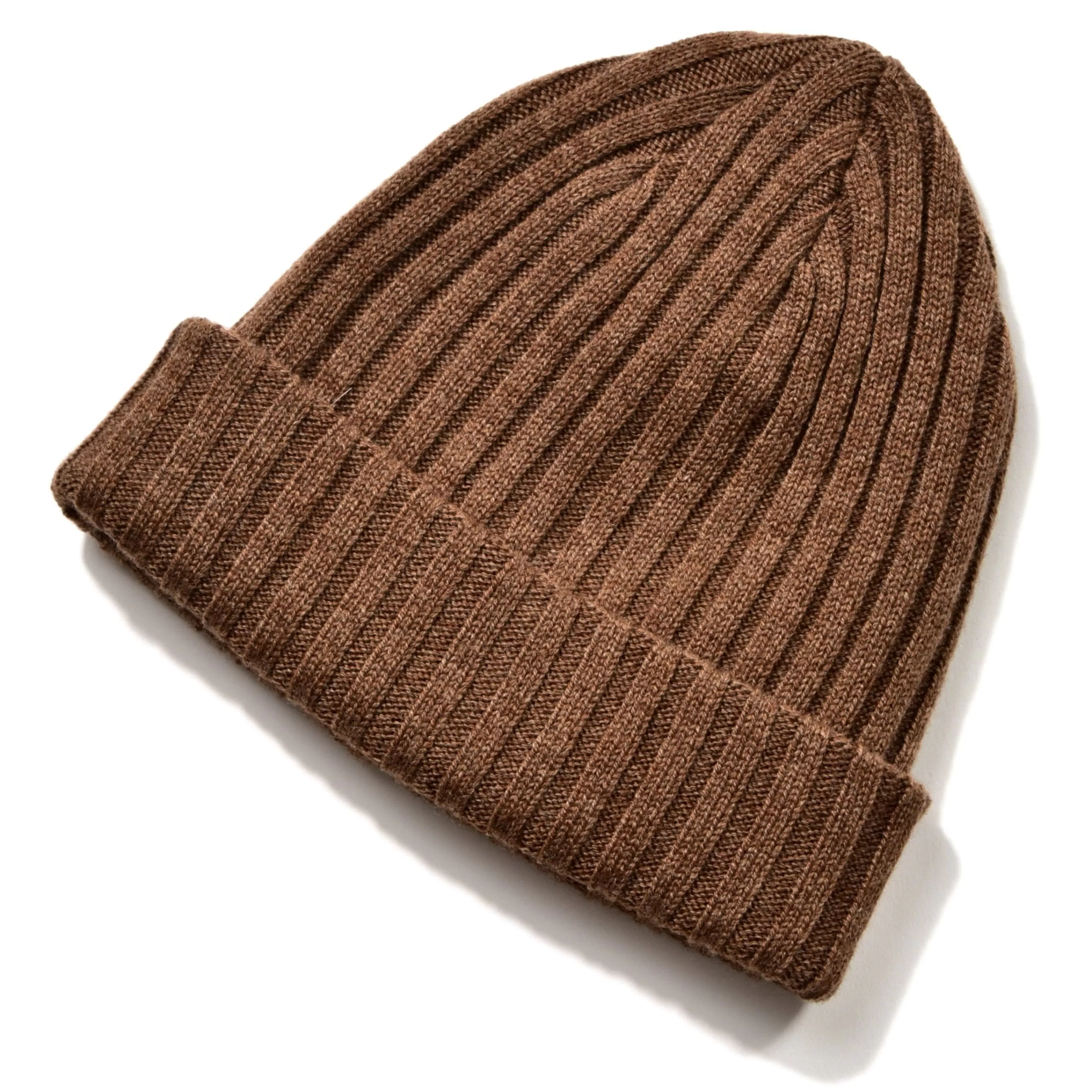 Joe McCoy Wool Cashmere Knit Cap Khaki Flash Sale