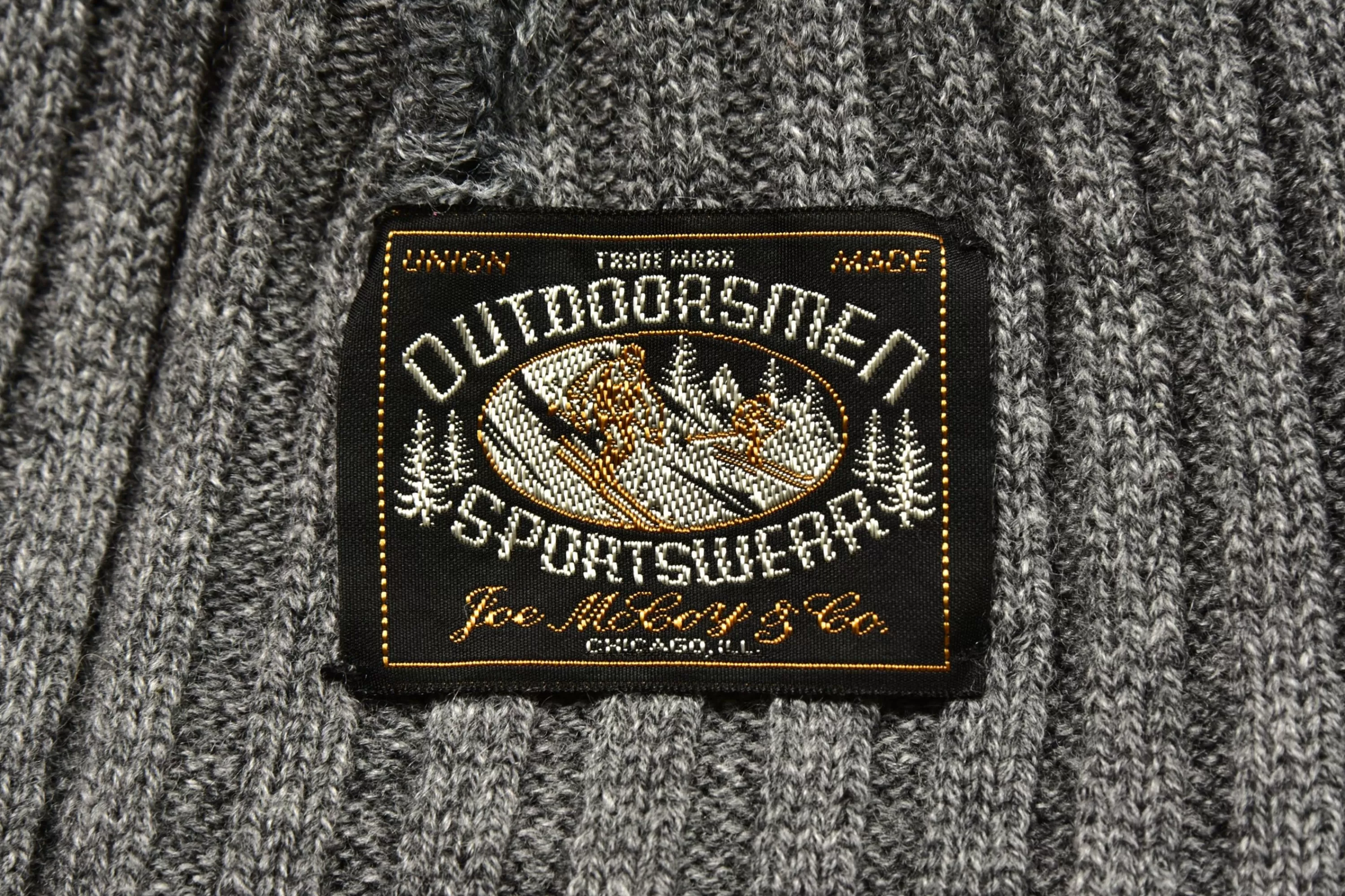 Joe McCoy Wool Cashmere Knit Cap Snow Gray Clearance