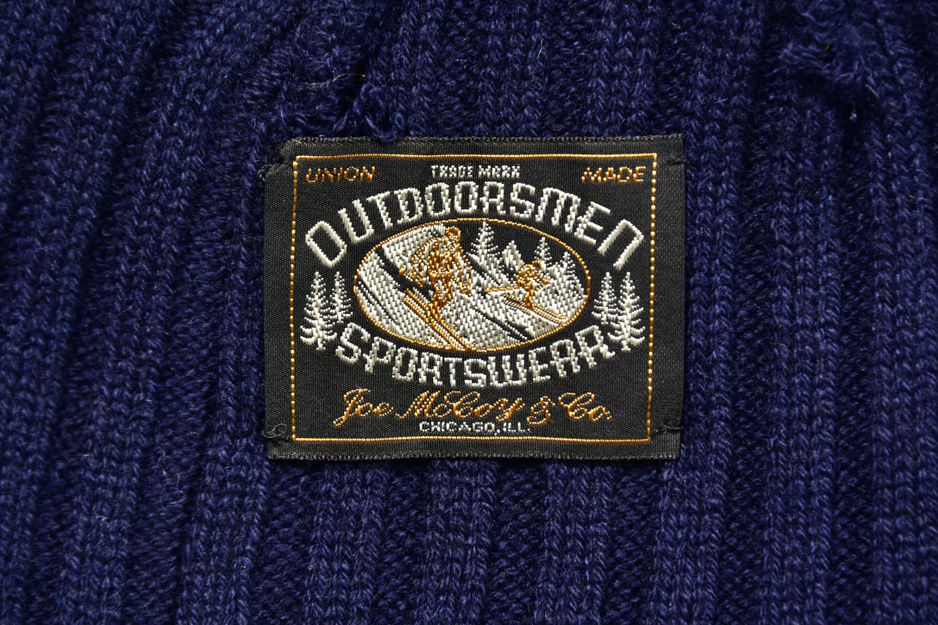 Joe McCoy Wool Cashmere Knit Cap Navy Cheap