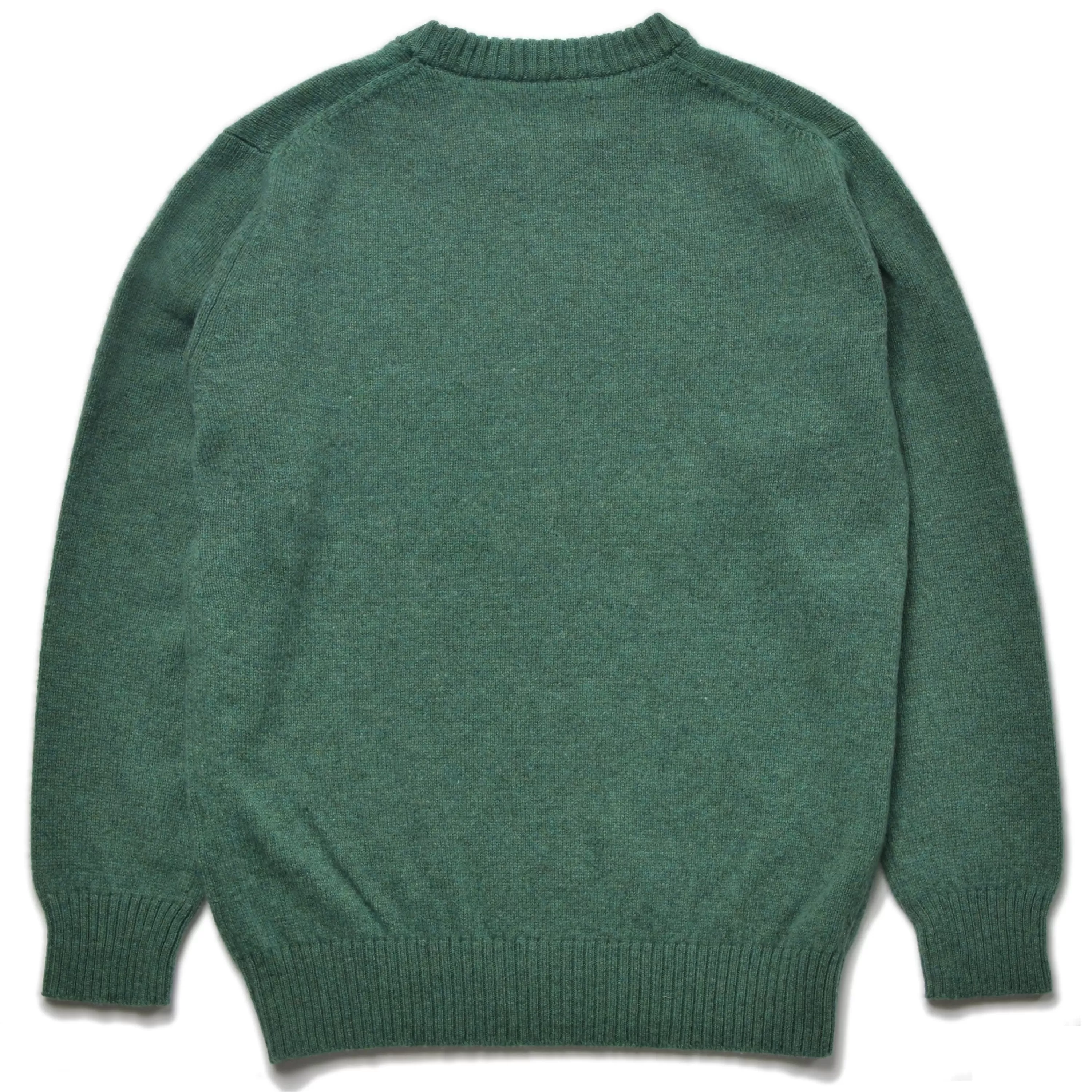 Joe McCoy Wool Crew Neck Sweater K.Green Outlet