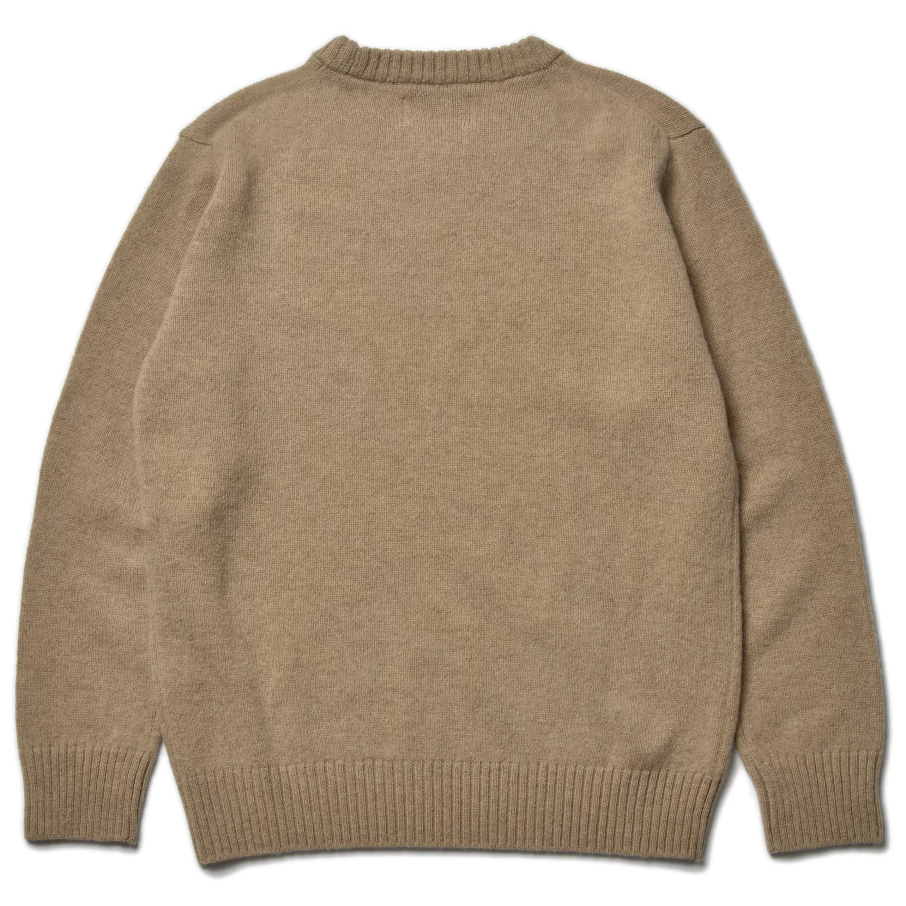 Joe McCoy Wool Crewneck Sweater 041 Beige Shop