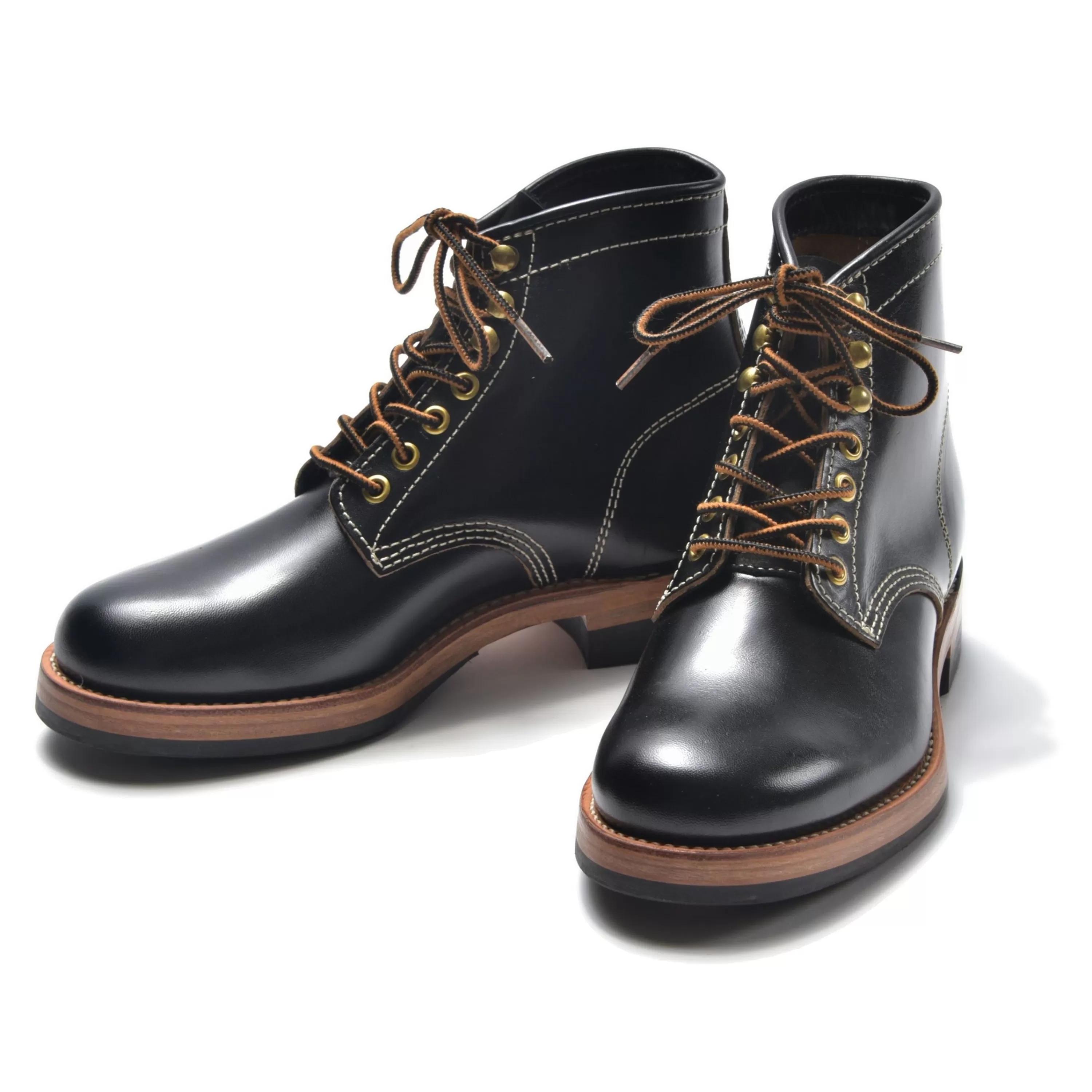 Joe McCoy Work Boots 'Bear Head' 030 Black Clearance